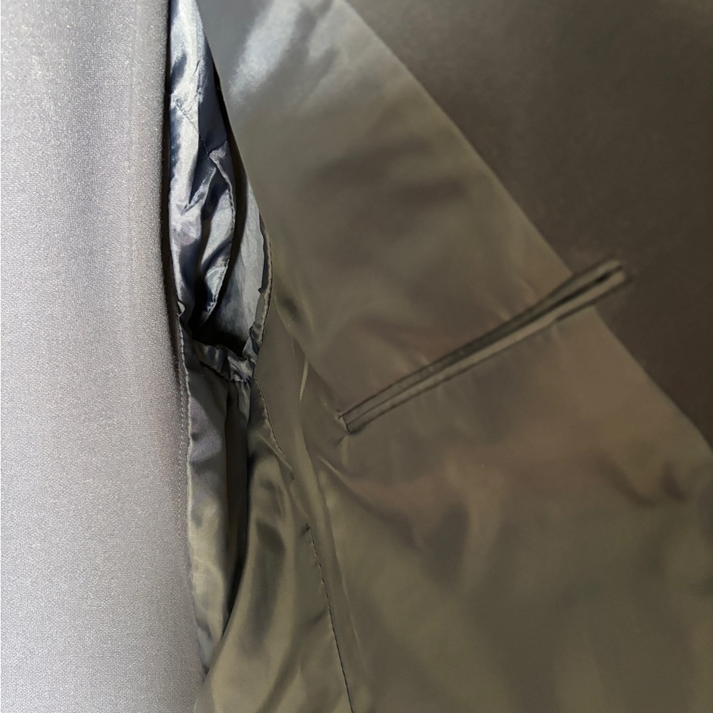 Men’s jf j.ferrar Navy Blue Sport Coat - Picture 6 of 7